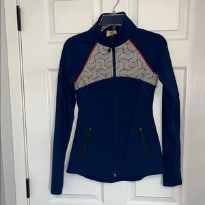 Shape Active Women's Blue Geometric Jacket